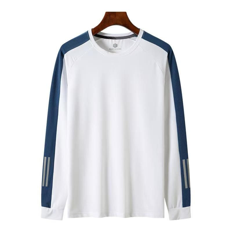 Long sleeved T-shirt for leisure, sports, fitness, high elasticity, quick drying top_voghion.com