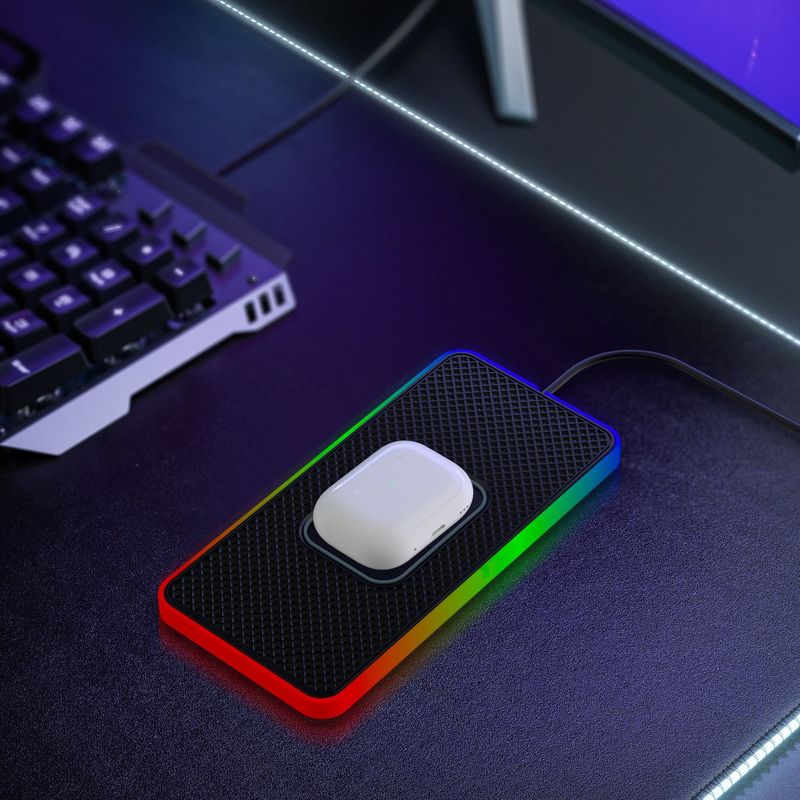 Atmosphär Liicht Emittéierend Autotelefon Kabellos Ladegerät Gëeegent fir_voghion.com
