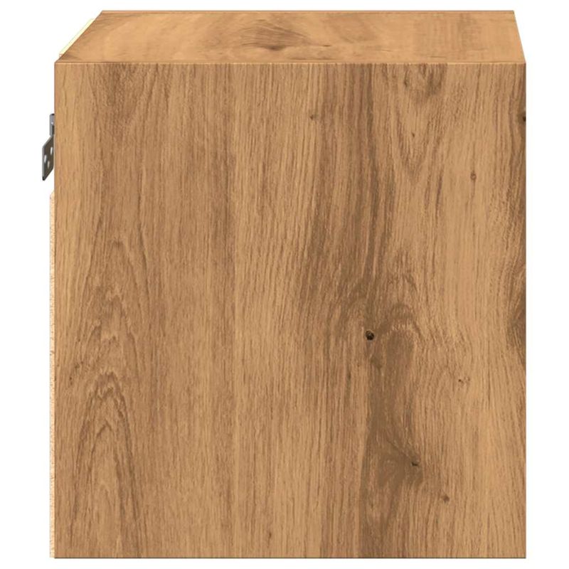 TV-Wandschränke mit LED-Leuchten 2 Stk. Artisan-Eiche_voghion.com