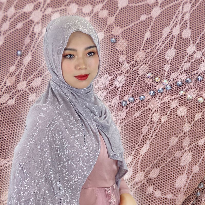 Frauen Hijab neue damen kopftuch heißer diamant langen schal grid muster diamant damen kopftuch schal_voghion.com
