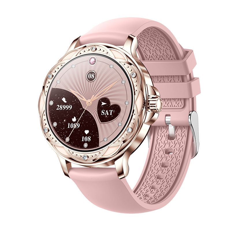 New CF12 Smartwatch Heart Rate And Blood Pressure Monitoring, Mobile Assistant For Female Photography, Bluetooth Call,_voghion.com