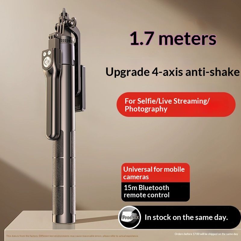 NeoGear Gimbal Stabilizzatore Riprese a Mano Anti-Vibrazione Streaming Live Treppiede Supporto per Telefono Selfie Stick Automatico Multi-Funzione_voghion.com