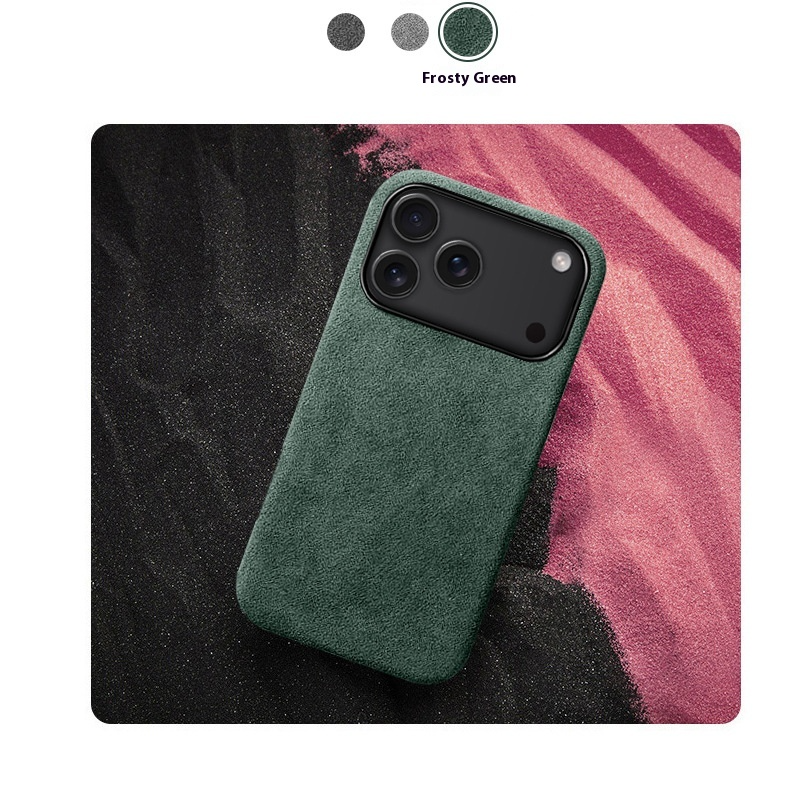 MagX Case For IPhone17 Mobile Phone Case: Luxury Alcantara Magnetic Ultra-thin Case | Ultra-flexible And Durable Designer Case_voghion.com
