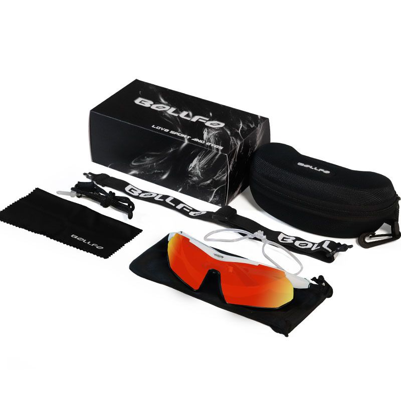 Set di occhiali da ciclismo antivento da mountain bike, occhiali da bicicletta, occhiali da pesca del marchio BOLLFO_voghion.com