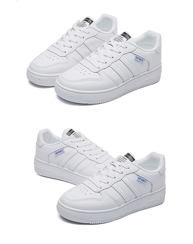2023 Nei Fréijoers kleng wäiss Fraen déck Sohle Student Papp Casual Sports INS Trendy Boardschuhe_voghion.com