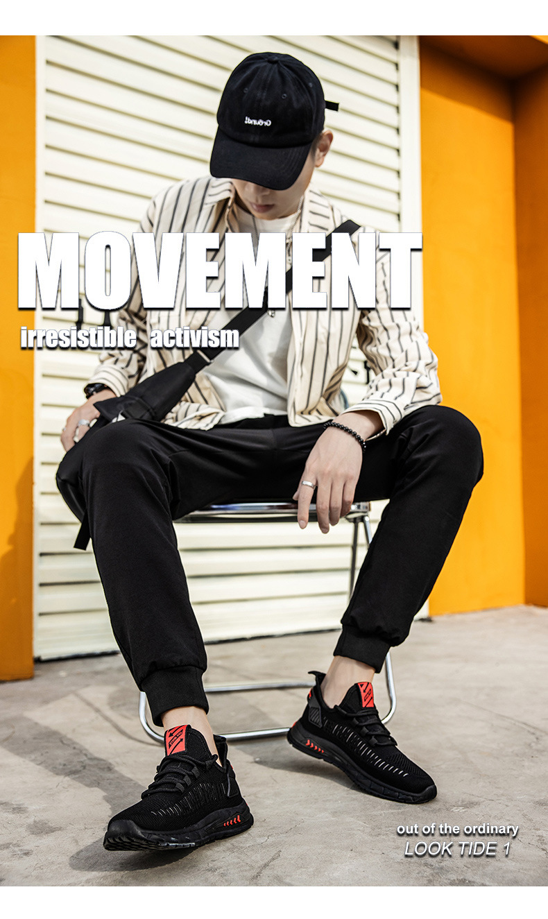 Herrenschuhe 2023 neue Sommer atmungsaktive lässige Sport-Mesh-Schuhe All-Match-Laufschuhe mit weichem Boden und gewebtem Mesh für Herren_voghion.com