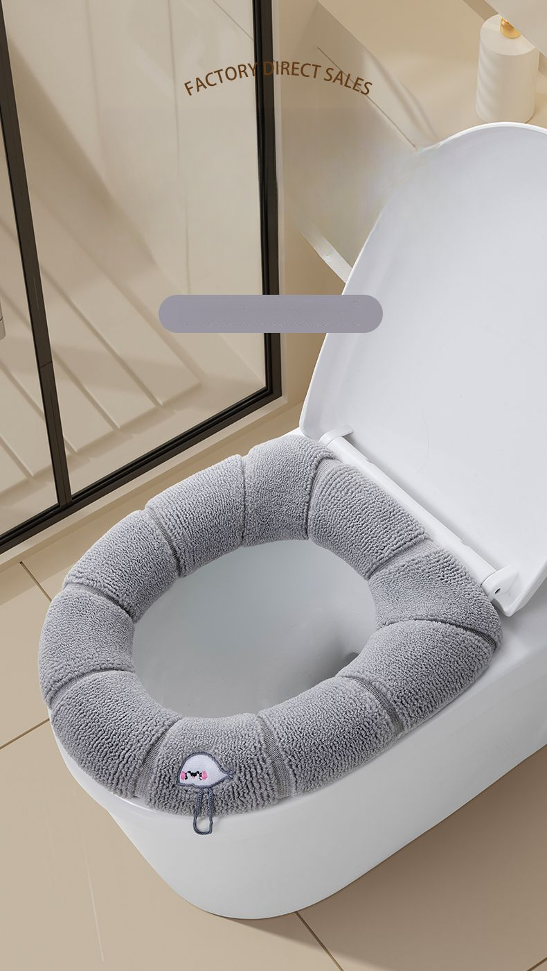Heated Toilet Seat Cover - Energy Saving | Soft Fleece Lining | EU Plug
_voghion.com