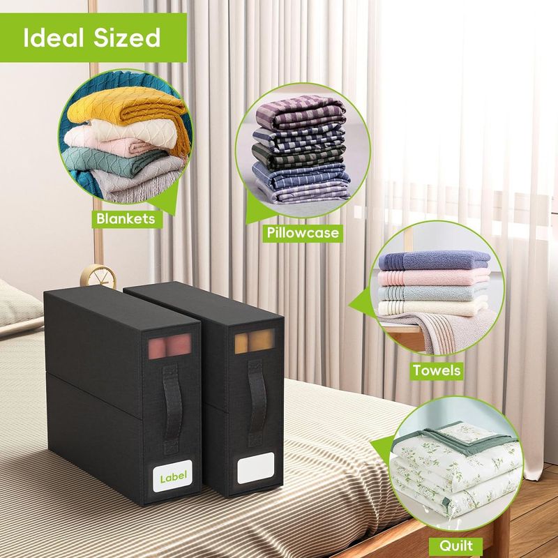 Home & Garden grande capacità pieghevole lenzuolo armadio guardaroba contenitore antipolvere con coperchio contenitore_voghion.com