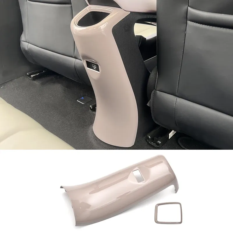 For BYD Dolphin Atto 2 Car Anti-kick Panel ABS Rear Center Armrest Box Protection Anti-scratch Interior Modification Accessories_voghion.com
