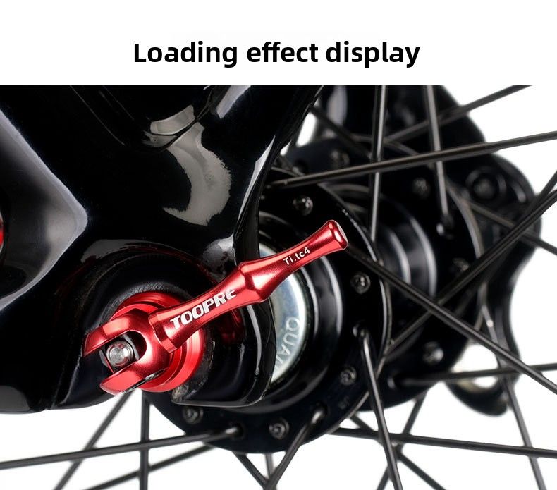 TOOPRE Bicicletta Ultra-Leggera Mountain Bike Strada Lega di Titanio Leva di Sgancio Rapido Universale_voghion.com