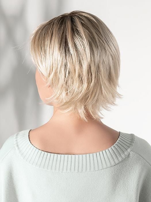 Perruque cheveux courts bouclés vente chaude perruque dégradé or dames cheveux courts frange latérale perruque bouclée inversée une pièce_voghion.com