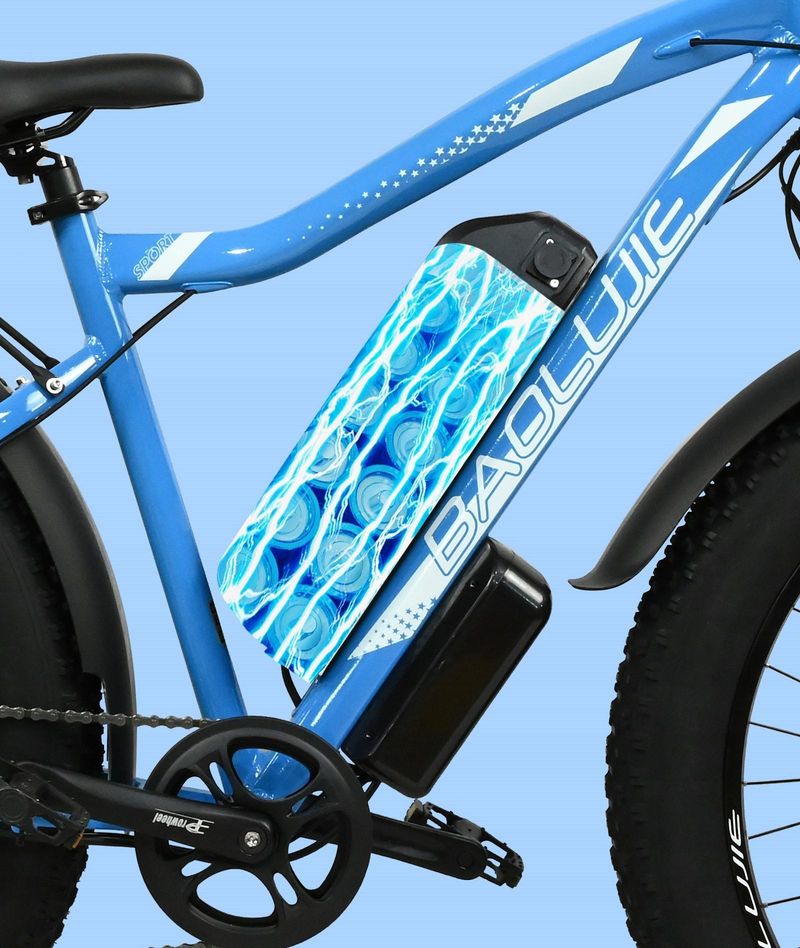 BAOLUJIE DP-2620 Electric Bicycle, All-in-One Wheel, 750W Motor, 48V 13Ah Battery, 7-Speed SHIMANO, Hydraulic Disc_voghion.com