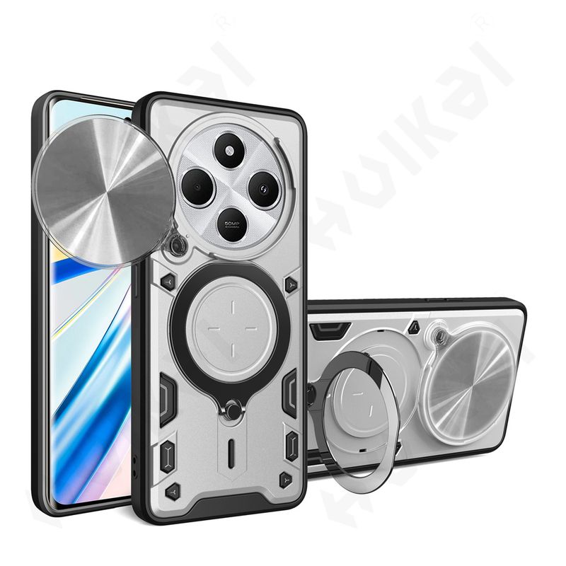 Case For Xiaomi 14T Redmi Note 13 Pro Plus 4G 5G 14C Note 13 Pro Magnetic Rotat Camera Slide Protector Ring 360 Stand Cover_voghion.com