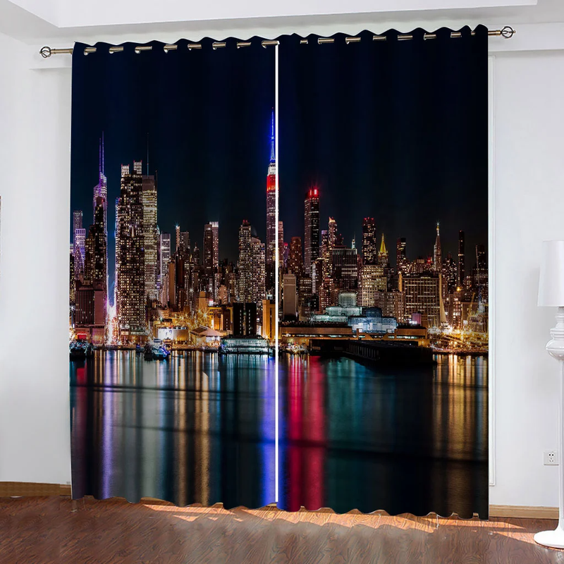 High Shading Curtains Angel Architecture Monuments Sadness Gothic Mysticism Theme Greek Artwork Thick Blackout Material Drape_voghion.com