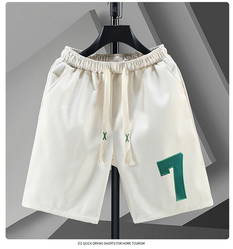 Short de sport court pour hommes, vêtements de plage, décontracté, course à pied, pantalon droit, tendance, été_voghion.com