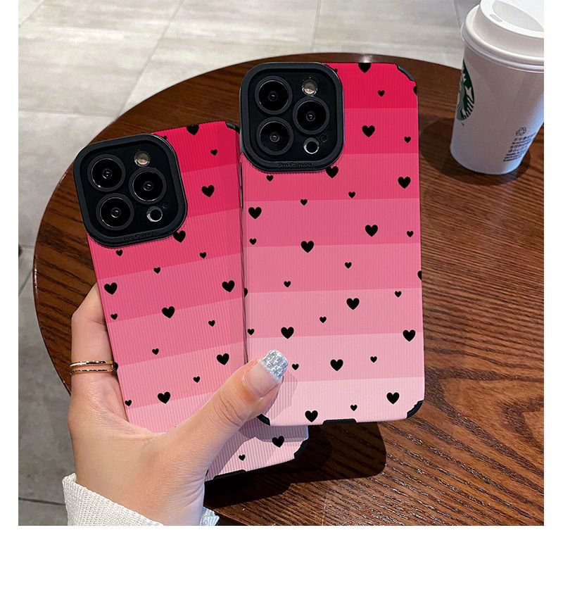 Red Heart 11 14 Phone Case 13 For Women IPhone 12 Compatible 6s/8 Plus New Pro Max_voghion.com