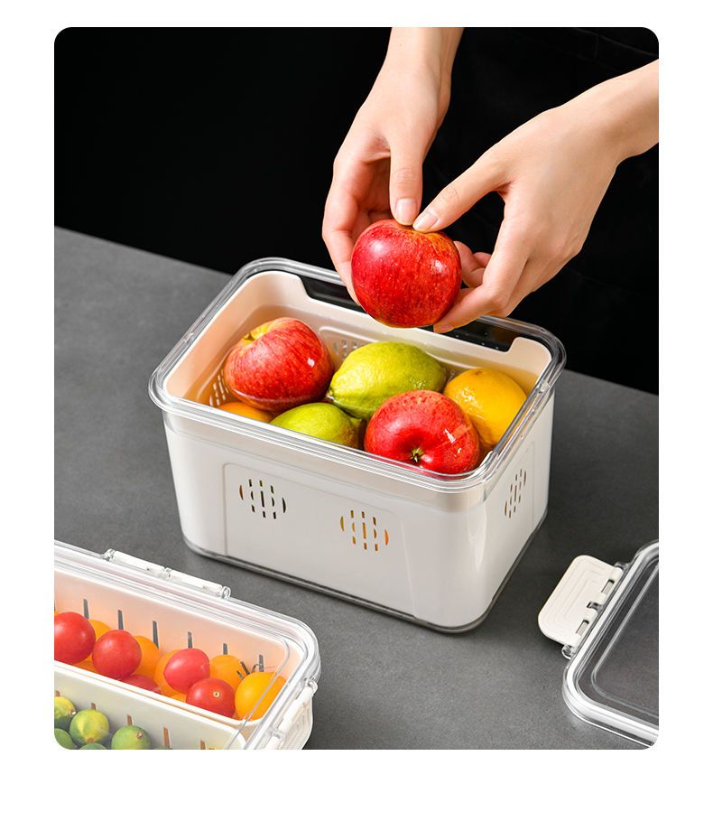 Japanische tragbare Aufbewahrungsbox für Lebensmittel in Camping-Obst-Mittagessen im Freien, Frühlingsausflug, Picknickbox_voghion.com
