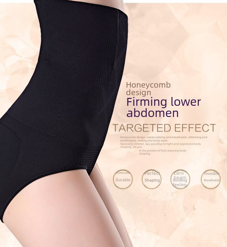 Cintura alta pós-parto sem costura abdominal tinker roupa interior abdominal tinker calças sem costura estômago tinker hip tinker corpo moldar calças corpo feminino_voghion.com