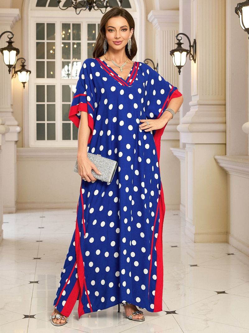 Kadın Baskılı Rayon Plaj Elbisesi - UPF Korumalı Uçuşan Boho Kimono Bornoz (Tek Beden, Hafif ve Nefes Alabilir)_voghion.com