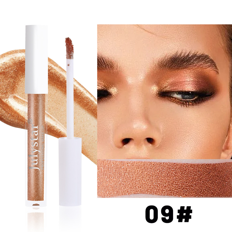 carina Julystar Ten Color Pearl Matte Makeup Colorful Streaming eye shadow Liquid Set_voghion.com