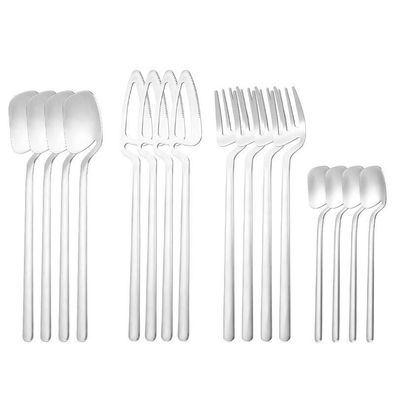 304 Fantasy Coffee Creative viseća šalica, žlica za desert od nehrđajućeg čelika, nož, vilica, žlica, set posuđa od 16/24 dijela_voghion.com