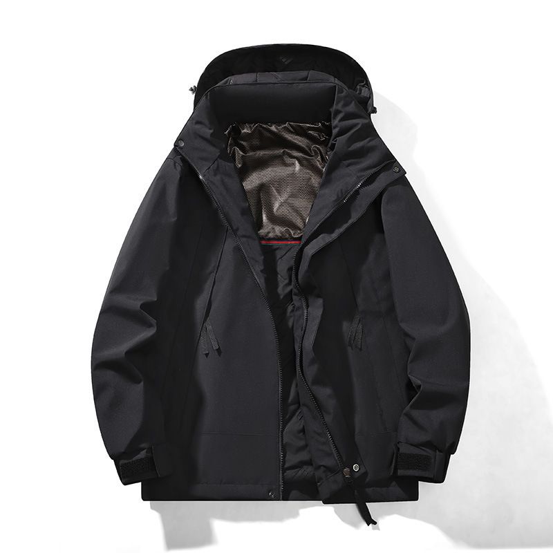 Winterverdickte Baumwolljacke für Männer und Frauen, warme Bergsteigerjacke mit Farbblock, neues Paar Outdoor-Graphen_voghion.com