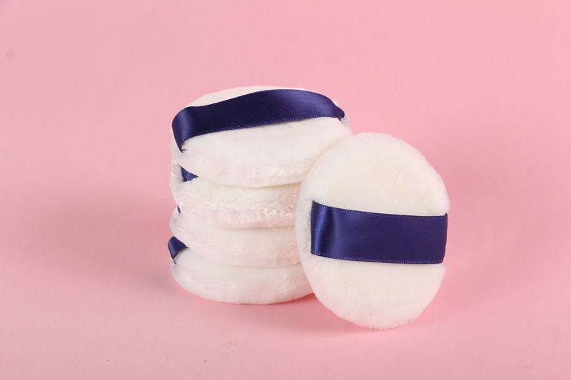 Ομορφιά & Υγεία Ιαπωνική σκόνη Flocking Puff Loose Powder Powder Puff Μαλακή στρογγυλή βελούδινη πούδρα μακιγιάζ διπλής όψης Flock μπορεί να πλυθεί_voghion.com