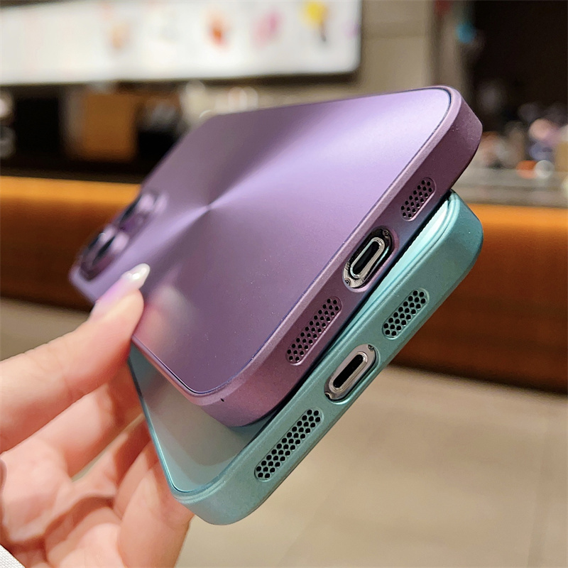 CD Pattern Reflective Phone Case For iPhone 15 13 12 14 Plus 11 Pro Max Hard PC Back Cover_voghion.com
