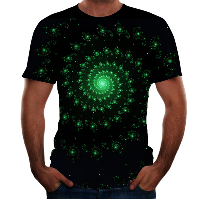Tricou grafic la modă Tricou de vară cu mânecă scurtă, casual, imprimat 3D, pentru bărbați și femei_voghion.com