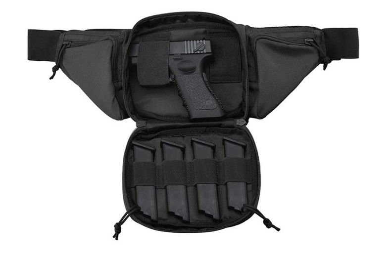 Outdoor Tactical Waist B Chest Military Combat Camping Sport Hunting Athletic Shoulder Sling Gun Holster_voghion.com