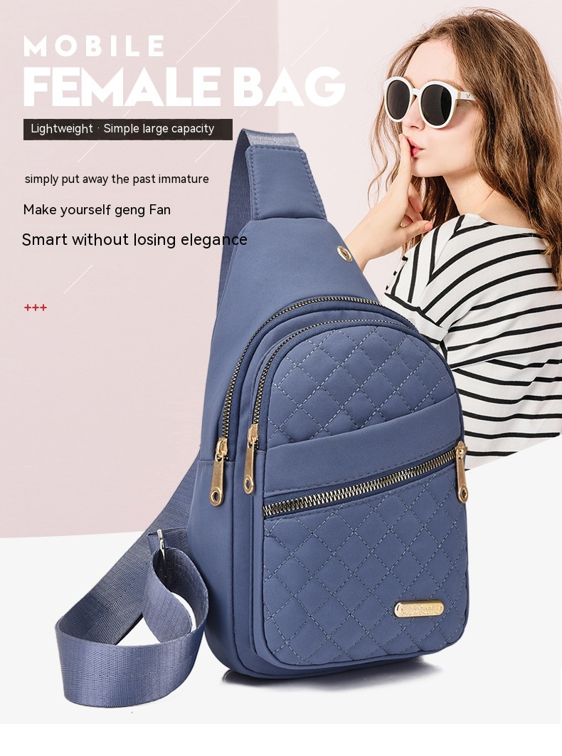 Sac de poitrine rétro minimaliste, nouveau fil brodé multicouche, sac à dos de poitrine de grande capacité, sac à bandoulière de loisirs en plein air pour hommes et femmes_voghion.com