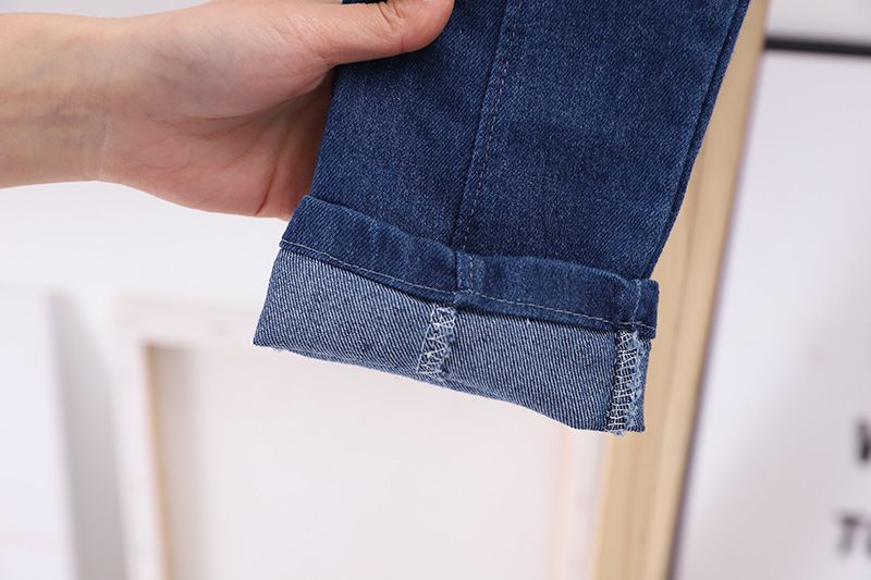 Kinderkleidung Jungenanzug-Set, zweiteilig, langärmelig, Babykleidung, Jeans, Frühlingsmode_voghion.com