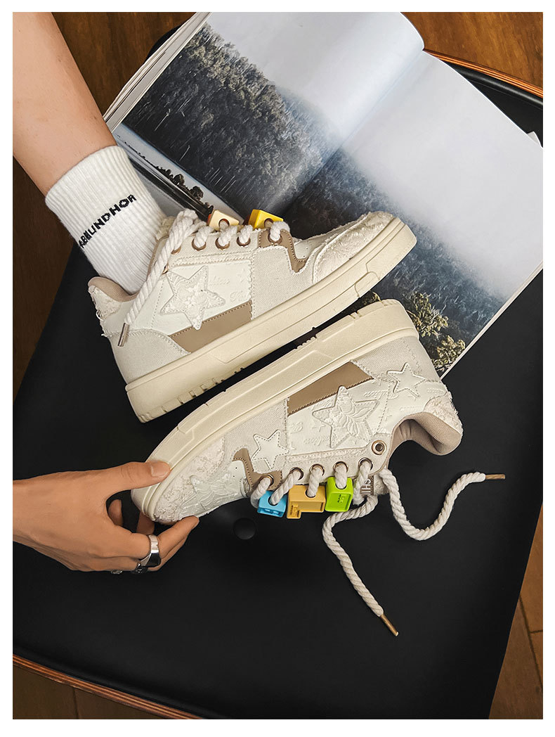 Athletic Shoes Longjing Star Shoes Student Sports and Leisure Niche Design Men's Shoes One Piece Dropshipping X88_voghion.com