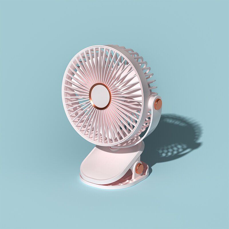 Novo ventilador elétrico portátil recarregável USB de mesa de 6 polegadas para dormitório e escritório, mini ventilador elétrico silencioso de alta velocidade_voghion.com