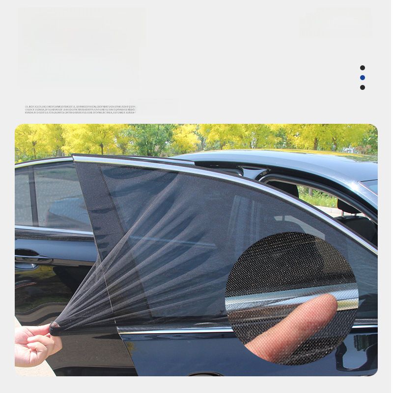 Auto päikesevari Päikesevari Päikese isolatsioon akna sääsevastane võrk Auto privaatsus auto varju sees auto külgkardin_voghion.com