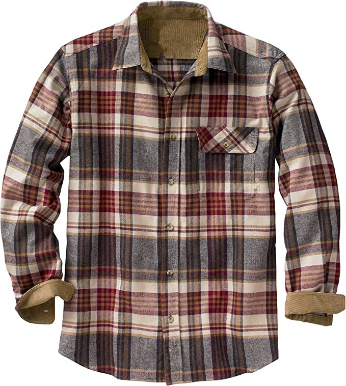 Neue einreihige, karierte Hemdjacke mit langen Ärmeln und lockerer Passform für Herren im Frühlings- und Herbststil_voghion.com