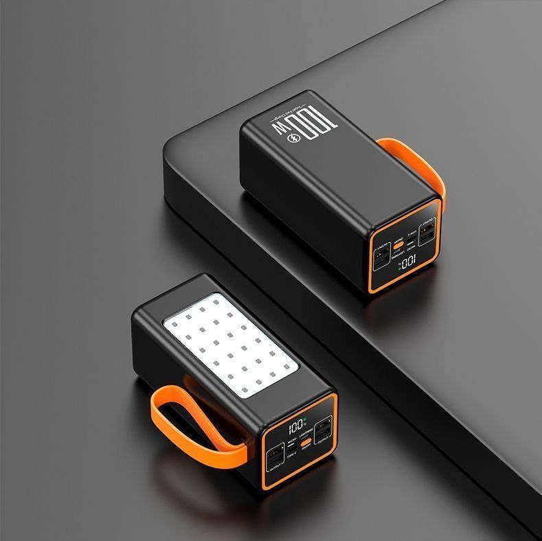 160000 mAh-s nagy kapacitású, 100 W-os szupergyors töltésű hordozható külső akkumulátor, kültéri, kempingezéshez, mobil külső akkumulátor_voghion.com
