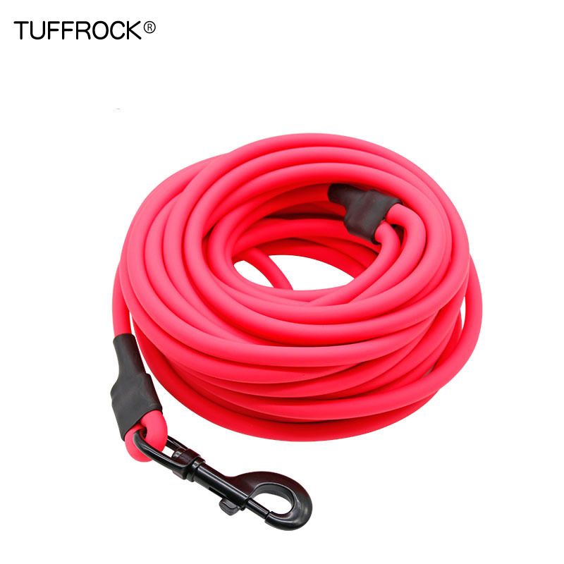 Laisse ronde extensible en PVC, imperméable, résistante à l'usure, au froid et à la traction, pour chiens de petite et moyenne taille_voghion.com