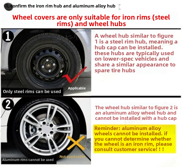 Car 12, 13, 14, 15, 16, 17 Inch Iron Steel Ring Wheel Hub Special Decorative Cover Modified Universal_voghion.com