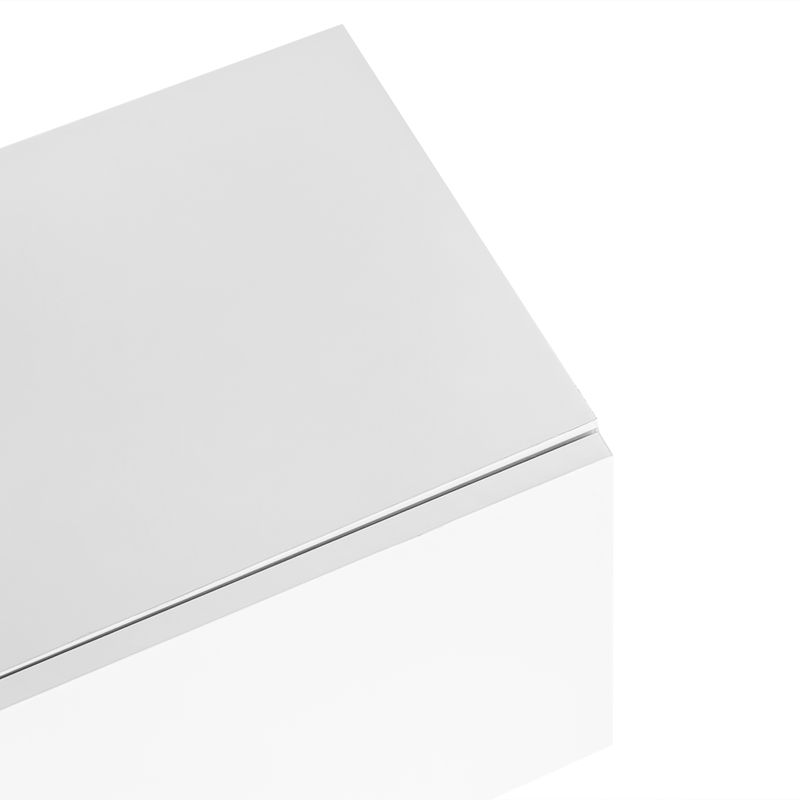 Ensemble meuble TV et table basse moderne blanc brillant_voghion.com