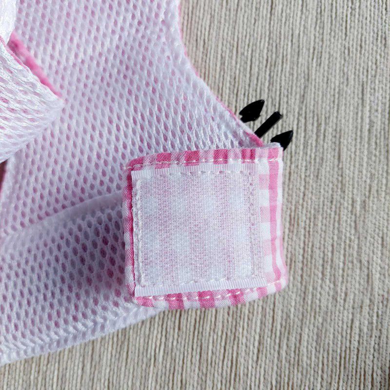 Adjustable And Leash Set, Mesh Harness For Puppies, Small Dog Clothes, Chihuahua Vest, Pet Clothes With D-Ring By PawParty Store_voghion.com