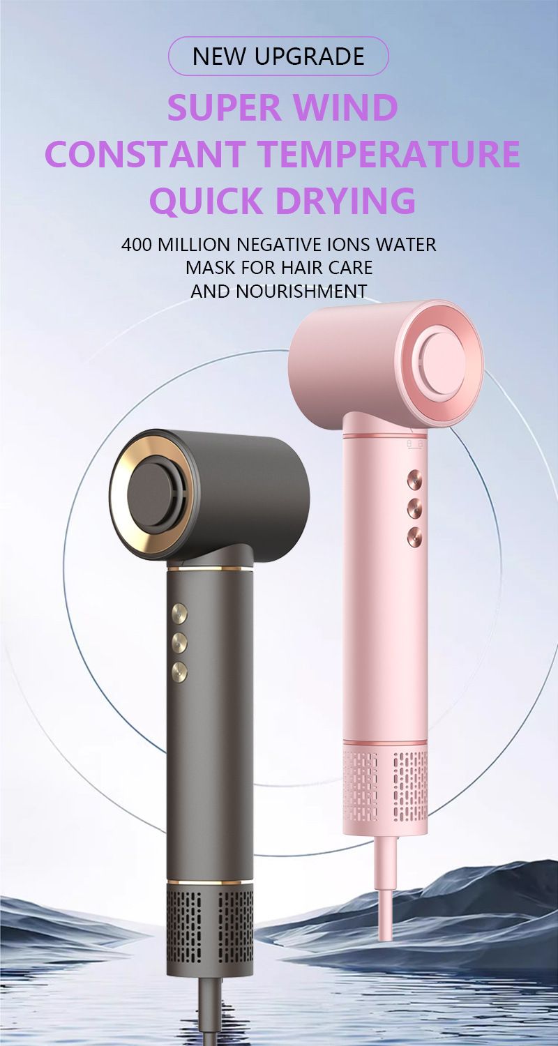 5-in-1 Hot Air Styling Brush Electric Hair Dryer Comb Negative Ion Technology For Straightening Curling Volumizing_voghion.com