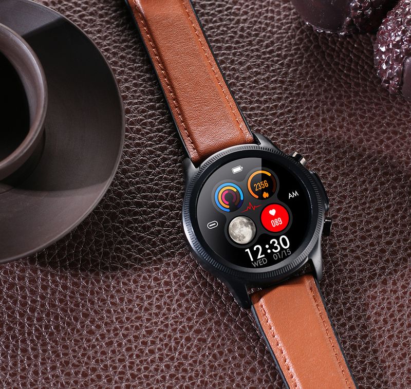 Smart Watches E400 Smart Watch ECG+PPG Niet-invasieve bloedsuikerspiegel Lichaamstemperatuur Bloedzuurstof Elektrocardiogram met 1,39 inch groot scherm_voghion.com