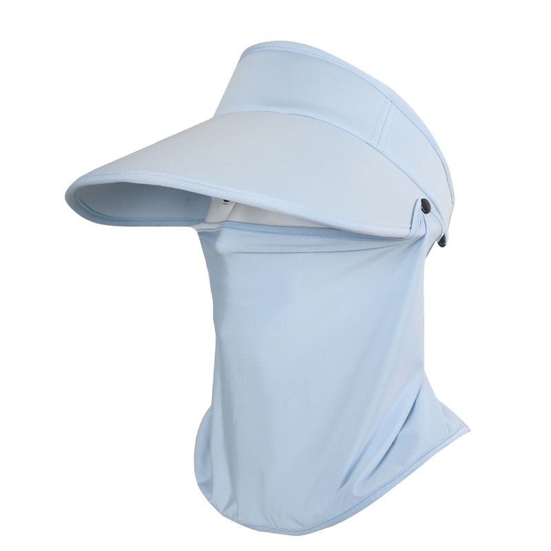 Women's & Men's Ice Silk Wide Brim Sun Hat - UPF50+ UV Protection, Breathable & Lightweight For Beach, Hiking & Outdoor_voghion.com