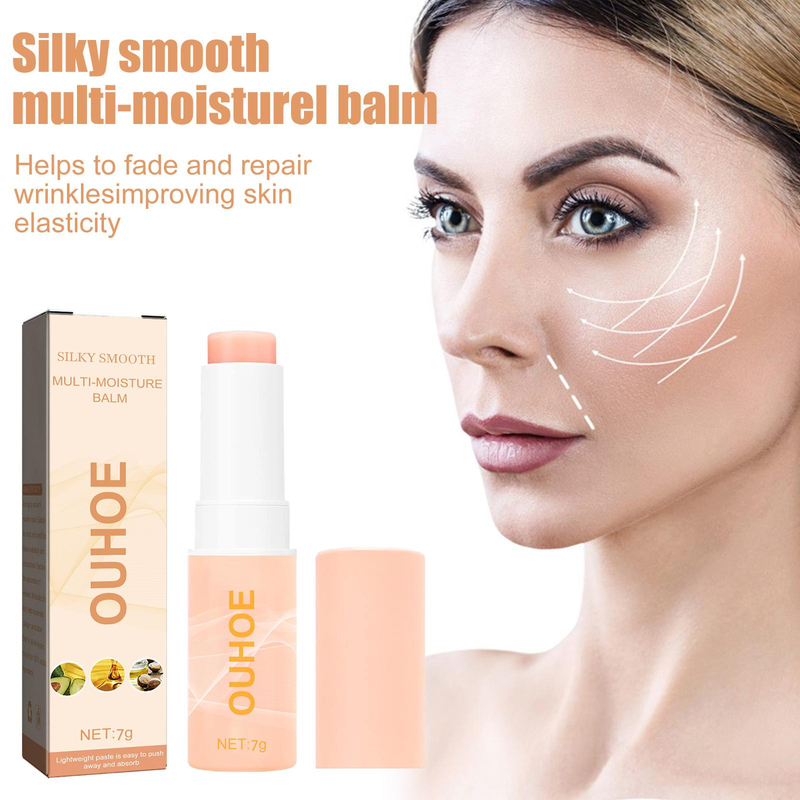Balsam multifuncțional cu colagen, stick, antirid, hidratant, balsam multifuncțional pentru iluminarea tenului tern, cremă coreeană anti-rid_voghion.com