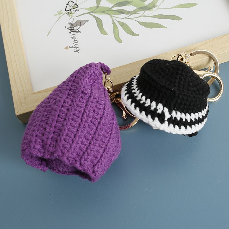 Zehn Tage Anime Garn Häkeln Schlüsselanhänger Handarbeit Puppe Kopf Tasche Dekoration Fertigprodukt_voghion.com
