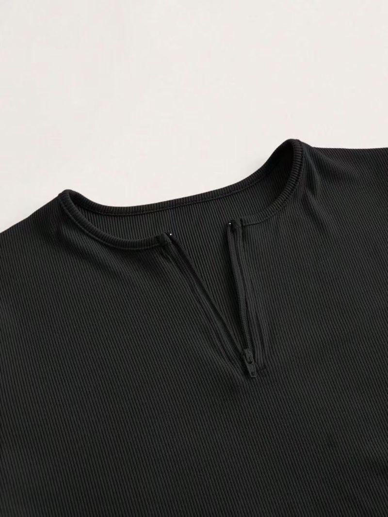 Pantaloni da ciclismo sportivi con coulisse e vita alta, con cerniera e colletto aperto, modello 2025 per il tempo libero_voghion.com