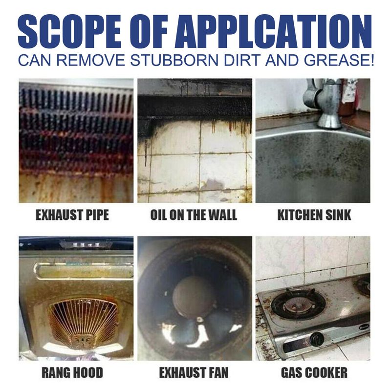 Jue-Fish Oil Skumrengöring Multifunktionell tungoljeskumrengöring för spisfläkt_voghion.com