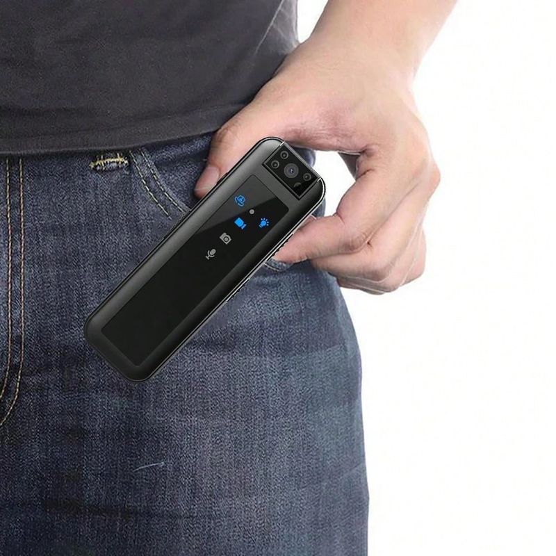 Mini sportovní kamera HD 1080P přenosná klip-on kamera s infračerveným nočním viděním Digitální videorekordér Rekordér pro vymáhání práva_voghion.com