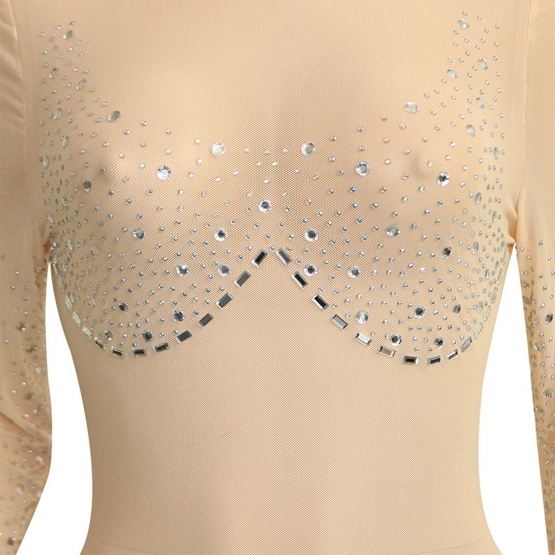 Moteriški drabužiai Sexy Meh Through Hot Diamond Kelnės ilgomis rankovėmis kombinezonas moterims_voghion.com